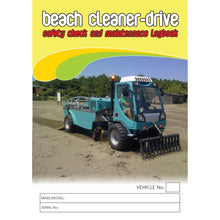 Load image into Gallery viewer, Beach Cleaner Drive Safety Pre Start Checklist Logbook cover

