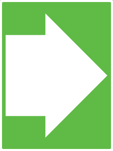 Emergency Signage Direction Arrow First Aid