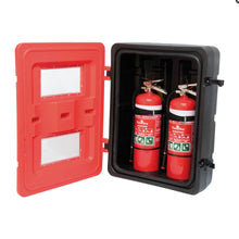 Load image into Gallery viewer, Fire Extinguisher Cabinet, Double with Door Open