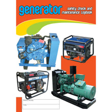 Load image into Gallery viewer, Generator Safety Pre Start Checklist and Maintenance Logbook