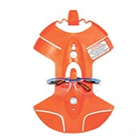 Load image into Gallery viewer, Hard Hat Holder Fluoro Orange