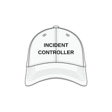 Load image into Gallery viewer, Cap with 'INCIDENT CONTROLLER' text on a white background