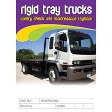Load image into Gallery viewer, Rigid Tray Truck Safety Pre Start Checklist and Maintenance Logbook cover