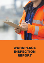 Load image into Gallery viewer, Workplace Inspection Report Book Cover