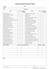 Load image into Gallery viewer, Workplace Inspection Report Book Inside pages