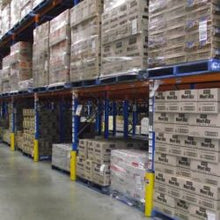 Load image into Gallery viewer, Rack Armour Pallet Column Protector fitted