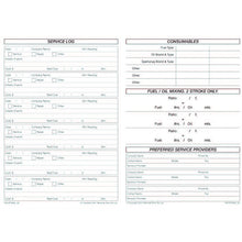 Load image into Gallery viewer, ATV & AG Bike Safety Check and Maintenance Logbook inside pages