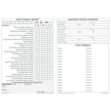 Load image into Gallery viewer, Commercial Kitchen Safety Check and Maintenance Logbook inside pages