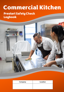 Commercial Kitchen Pre Start Maintenance Logbook Cover Image