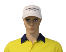Load image into Gallery viewer, Warden Cap - White Communications Officer on model