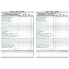 Load image into Gallery viewer, Marine Vessel Pre Start check book Inside Pages
