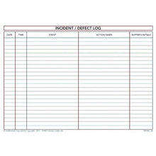 Load image into Gallery viewer, Marine Vessel Pre Start Safety Check & Maintenance Logbook inside pages
