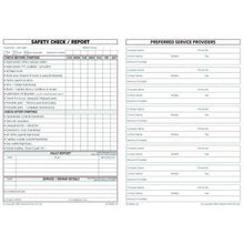 Load image into Gallery viewer, Metal Cut off saw prestart safety check and maintenance logbook inside pages.