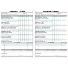 Load image into Gallery viewer, Metal Saw pre start and maintenance logbook inside pages