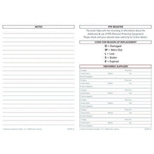 Load image into Gallery viewer, PPE Register and Usage Log Inside pages