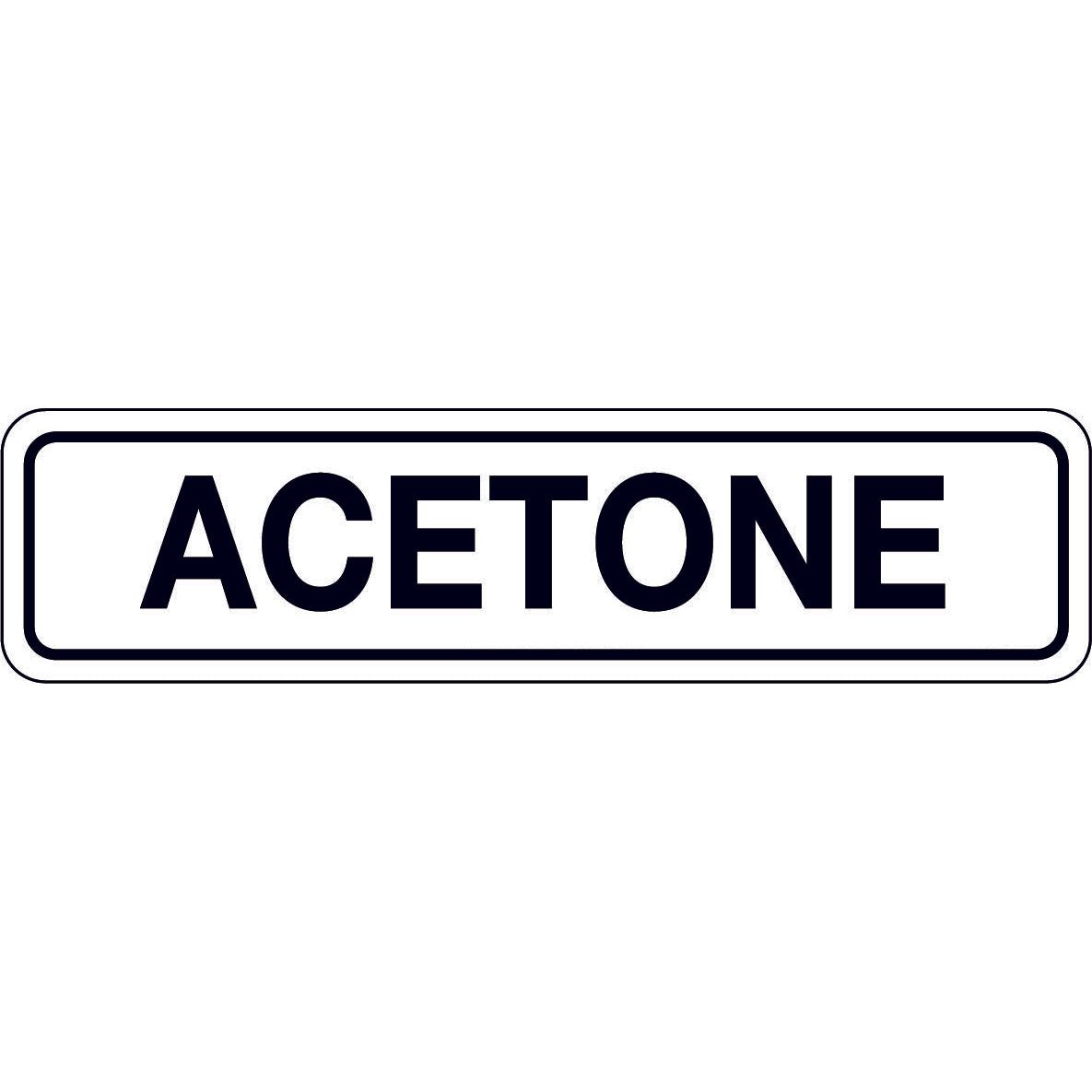 Accetone Rags Label Acetone Label 200 x 50mm Packet of 4
