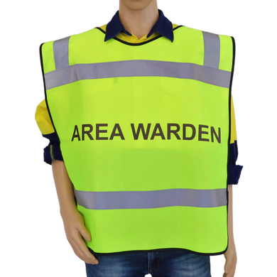 Area Warden Tabard Style Vest on model
