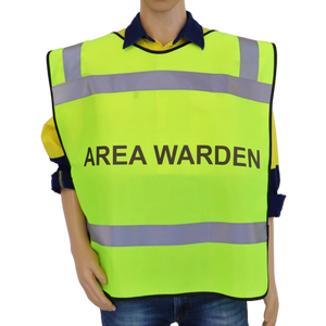 Area Warden Tabard Style Vest on model