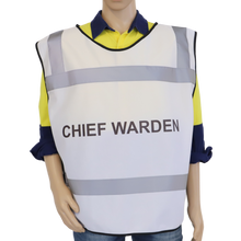 Load image into Gallery viewer, Chief Warden Tabard Style Vest on model
