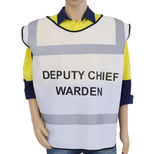 Load image into Gallery viewer, Deputy Chief Warden Tabard style vest on model
