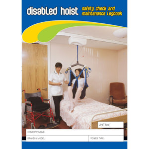 Disabled Hoist Pre Start Safety Check & Maintenance Logbook cover