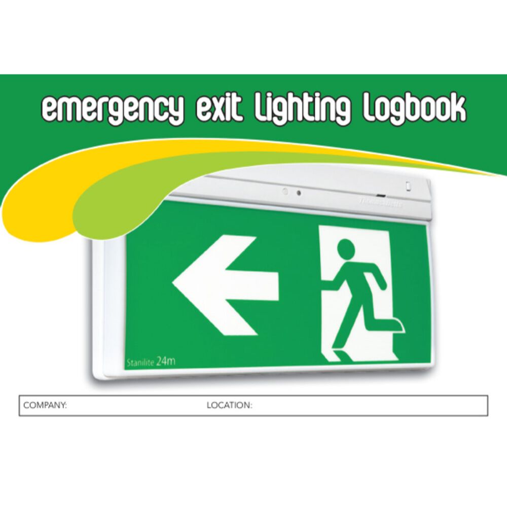 Emergency Exit Lighting Maintenance Logbook