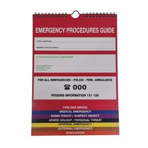 Emergency Flip Chart Template