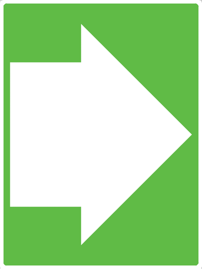 Emergency Signage Direction Arrow First Aid