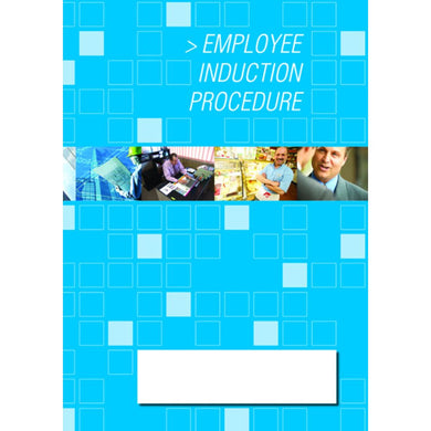 Employee Induction Procedure Checklist Logbook