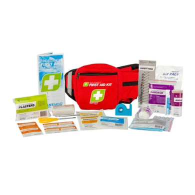 Bumbag First Aid Kit Showing Contents