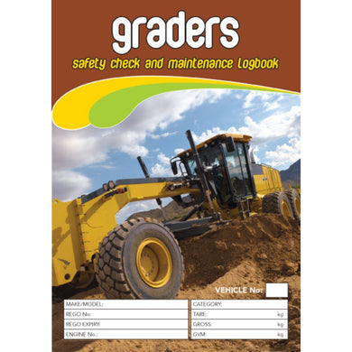 Grader Pre Start Safety Check and Maintenance Logbook