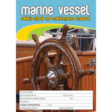 Load image into Gallery viewer, Marine Vessel Pre Start Safety Check &amp; Maintenance Logbook
