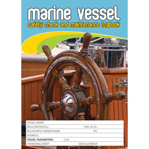 Marine Vessel Pre Start Safety Check & Maintenance Logbook