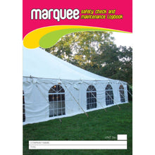 Load image into Gallery viewer, Marquee Pre Start Safety Checklist &amp; Maintenance Logbook cover
