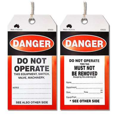 Safety Tag 
