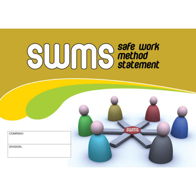 SWMS Safe Work Method Statement Book cover