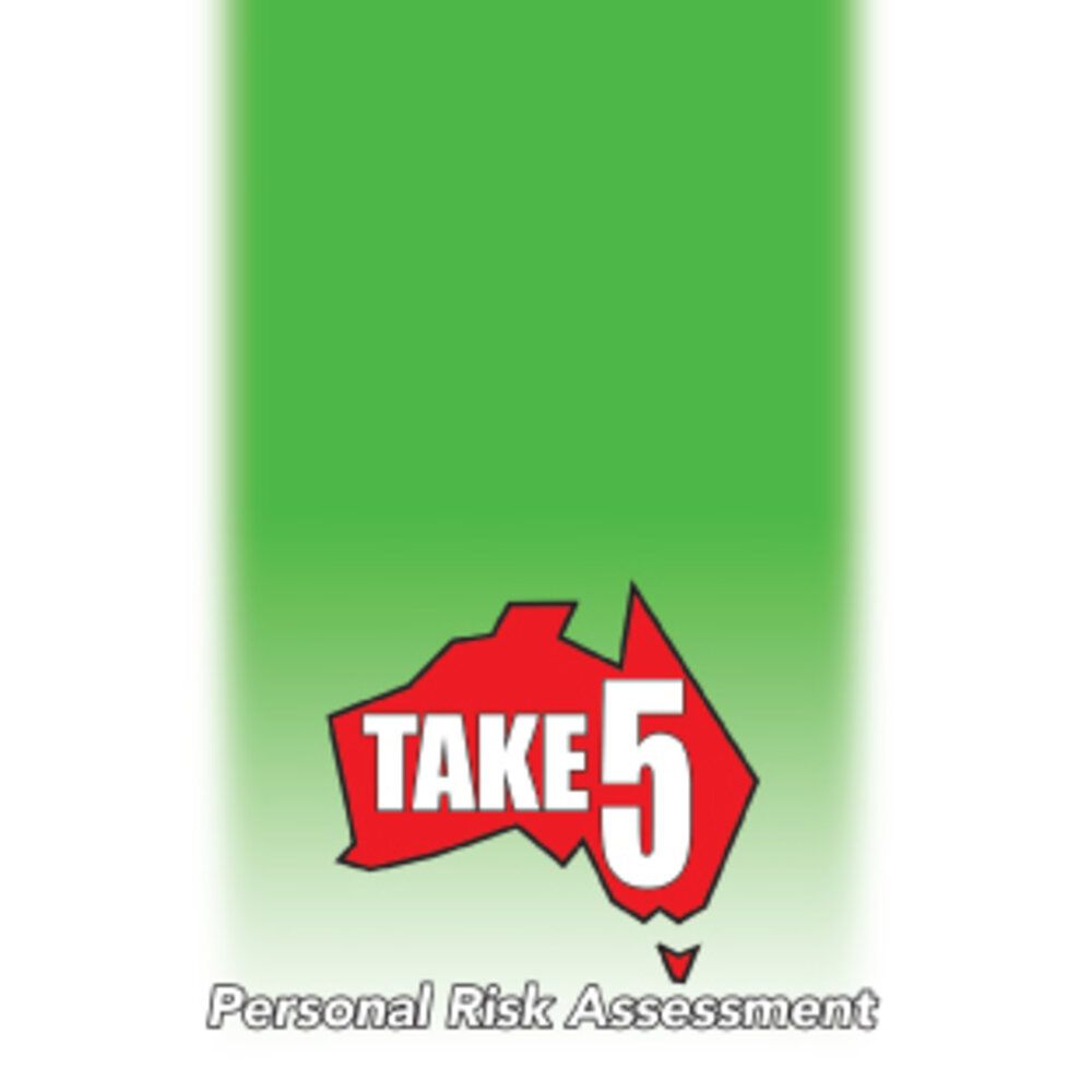 Take 5 Personal Risk Assessment Checklist Book