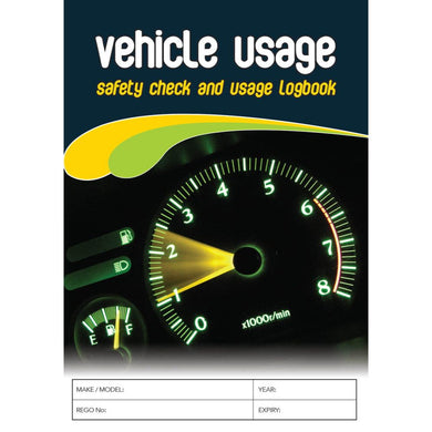 Vehicle Safety Check and Usage Logbook cover