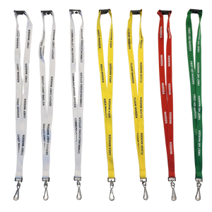 Printed Warden Lanyard Set