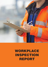 Load image into Gallery viewer, Workplace Inspection Report Book Cover
