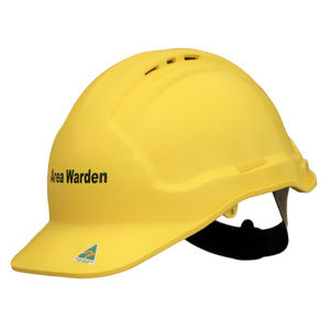 Yellow Area Warden Hard Hat