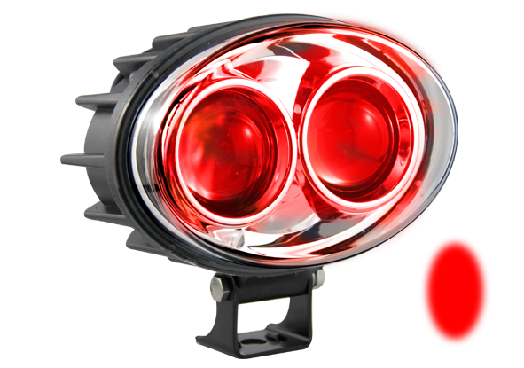 AusProTec Red LED Forklift Warning Dot Light