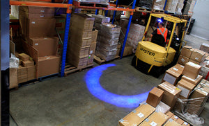 AusProTec Blue LED Forklift HALO Arc Light