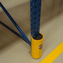 Rack Armour Pallet Column Protector fitted