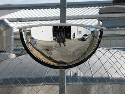 Outdoor Half Dome Mirrors