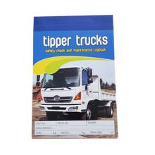 Load image into Gallery viewer, Tipper Trucks Duplicate Pre Start Safety and Maintenance Checklist Logbook
