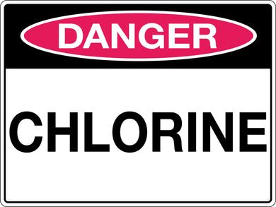 Danger Sign Chlorine