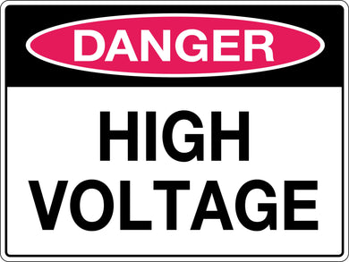 Danger Sign High Voltage