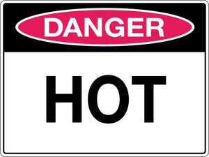 Danger Sign Hot