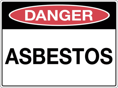 Danger Sign Asbestos